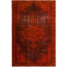 Hali.Net 181x273 cm Çok Renkli Atina Anadolu Yün Halı | Salon Yatak Odası Halısı | Doğal Yün El Yapımı El Dokuma Hav Vermez | UNİQUE-18999