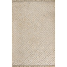 Hali.Net 80x200 cm Bej Halı | Mutfak Koridor Halısı | Hav Vermez Leke Tutmaz | DİZAYN-1089T