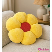 Pababo Papatya Dekoratif Peluş Yastık Minder Kırlent