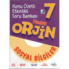Orjin 7. Sınıf Sosyal Bilgiler Konu Özetli Soru Bankası