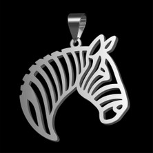 TabiTela 925 Ayar gümüş kolye zebra SM8569