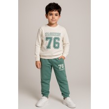 76 Baskı 2 Ip Erkek Çocuk Eşofman Takım