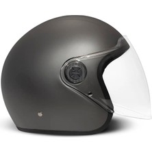 Demi-Jet P1 06 Matt Grey Açık Motosiklet Kaskı