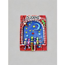 Ölüdeniz Temalı Kabartmalı Polyester Magnet 5cm x 7cm