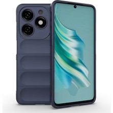 Tecno Spark 20 Kılıf Içi Kadife Dolgulu Dalga Tutma Haznelli Premium Tpu Silikon Kapak Ryc/etnik