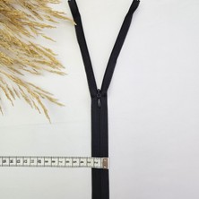 Gizli Elbise-Etek Fermuarı | Gizli Fermuar Uzunluk: 25 cm Siyah