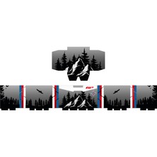 GP Kompozit DSN06 57 lt Alüminyum Motosiklet Çanta Uyumlu Sticker