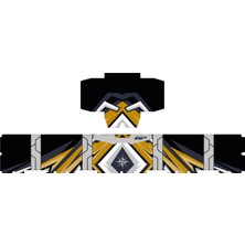 GP Kompozit DSN07 57 lt Alüminyum Motosiklet Çanta Uyumlu Sticker