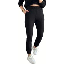 Jogger 3 Iplik Şardonlu Cepli Tek Alt