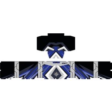 GP Kompozit DSN08 57 lt Alüminyum Motosiklet Çanta Uyumlu Sticker