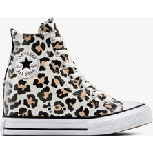 Converse Chuck Taylor All Star Platform Wedge Kadın Krem Sneaker