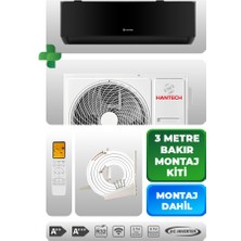 Hantech H Pro Siyah 24.000 Btu/h Split Klima (Montaj Dahil)