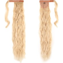 Al-Kar Ticaret Bağlamalı Kabarık Dalgalı At Kuyruğu / Balköpüğü Beyaz Platin Röfleli