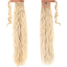 Al-Kar Ticaret Bağlamalı Kabarık Dalgalı At Kuyruğu / Kumral Beyaz Platin Röfleli