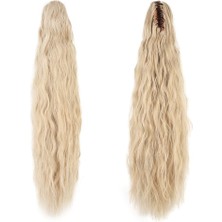 Al-Kar Ticaret Tokalı Kabarık Dalgalı At Kuyruğu / Kumral Beyaz Platin Röfleli