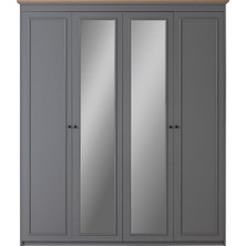 Cadde Yıldız Pars Gardrop - 4 Kapılı