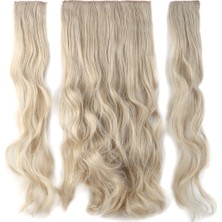 Al-Kar Ticaret Fiber Sentetik Dalgalı Yarım Ay + 2 Yan Çıt Çıt / Balköpüğü Platin Röfleli