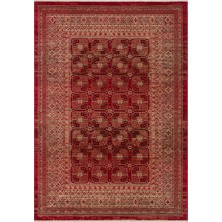 Kybele 03 Red Otantik ve Klasik Desenli, Sıcak Renk Tonlarına Sahip Makine Halısı