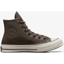Converse Chuck 70 Unisex Kahverengi Deri Sneaker