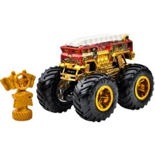 JDV96 Monster Trucks Bıg Foot Trophy Şampiyonları Tekli Araba - 5 Alarm JDW00