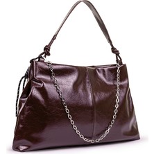 Deri Görünümlü Çift Askılı Çanta TW6250052039035