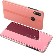 Huawei P20 Lite Aynalı Kapaklı Lüx Kılıf