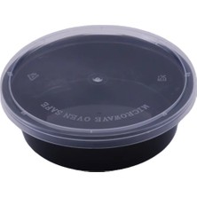 Alenked Plastik Meze Kabı Sızdırmaz Kapaklı 230ML Sıcak- Soğuk - 20 Adet