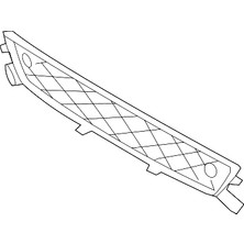 XC60 Ön Tampon Alt Orta Izgara 2009-2013 Park Sensörlü