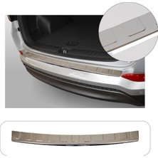 Hyundai Tucson 3 Uyumlu 2020 ve Üzeri Krom Arka Tampon Üstü Koruma Paslanmaz Çelik