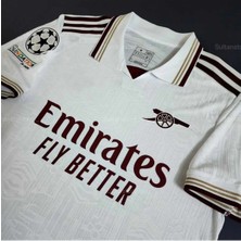 Arsenal 2025/26 Yeni Sezon Isimsiz Deplasman Forması (Beyaz)Dal