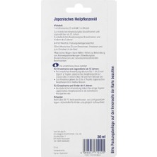 Mivolis Japanisches Heilpflanzenöl, Japon Yağı 30 ml
