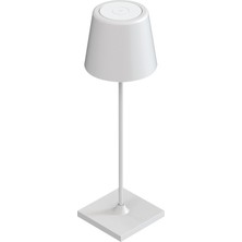 Braytron Şarjlı Masa Lambası  3W 3000K Günışığı Siyah Renk IP44 LED Masa Lambası