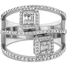 Pırlandia 0,57 Karat Pırlanta Baget Yüzük