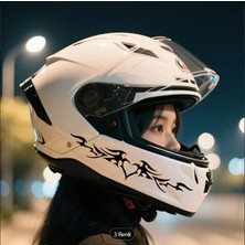 Tribal Kalp Kask Sticker