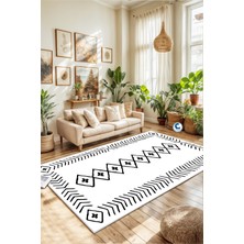 West Home Dijital Baskı Yıkanabilir Kaymaz Taban Salon Halısı Mutfak Halısı Yolluk ve Banyo Paspası