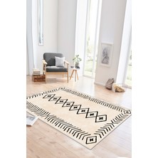 West Home Dijital Baskı Yıkanabilir Kaymaz Taban Salon Halısı Mutfak Halısı Yolluk ve Banyo Paspası