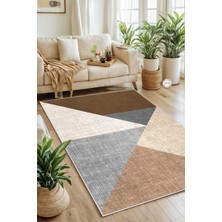 West Home Home Dijital Baskı Yıkanabilir Kaymaz Taban Salon Halısı Mutfak Halısı Koridor Halısı