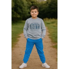 Boy Baskı 2 Ip Erkek Çocuk Eşofman Takım
