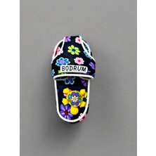 Bodrum Temalı Hamur Magnet 4cm x 7cm Siyah