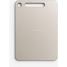 Paslanmaz Çelik Kesim Panosu, Metal Kesme Tahtası, 304 Kalite Çelik, Hijyenik ve Dayanıklı, 34 x 24 Cm, Bıçak Dostu Tasarım, Kolay Temizlenebilir, Mutfak ve Profesyonel Kullanım Için Ideal