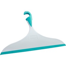 Banyo Sileceği Xxl Loano Beyaz-Açık Mavi - Duş Sileceği, Banyo ve Duş Için Evrensel Silecek, Plastik (Tpr), 34 x 21 x 2,5 Cm, Açık Mavi, Mavi/beyaz, 21 x 2,5 x 34 cm