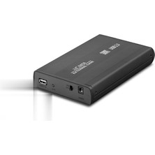 Büro Ev Ofis Bilgisayarı Için Siyah Metal Usb2.0 Sata 3.5" HDD Harddisk Kutusu