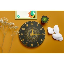 Islami Duvar Saati – Lafz-I Muhammed (S.a.v) Yazılı Sessiz Mekanizma 40CM