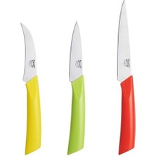 Bıçak Seti Çok Renkli Bıçak 3 Adet Paslanmaz Çelik