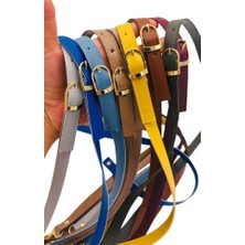 Angel Çanta Aksesuar 120X1.5 cm Tokalı Çanta Sapı Renk Seçenekli Light Gold Metalli 2