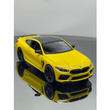 1.36 Ölçek Bmw M8 Metal Çek Bırak Model Oyuncak Araba