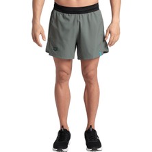 Solid Erkek Gri Günlük Stil Şort 005061600