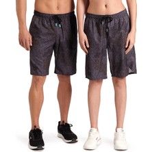 Team Bermuda Panel Unisex Siyah Günlük Stil Şort 007356510