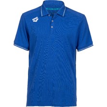 Team Solid Cotton Unisex Mavi Günlük Stil Polo T-Shirt 004901800