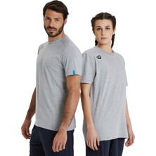 Team Panel Unisex Gri Günlük Stil T-Shirt 004899550